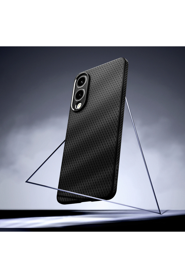 Galaxy S25 Edge Kılıf Liquid Air Matte Black - ACS09420 - 7