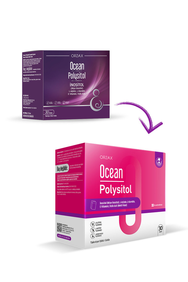 Polysitol - İnositol, Folik Asit (Metil Folat), E Vitamini, L-Karnitin, L-Arjinin 30 Saşe - 1