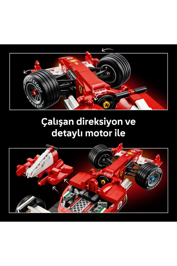 LEGO® Icons Ferrari F2004 ve Michael Schumacher 11375 - 18+ Yaş İçin Yapım Seti (735) - 8