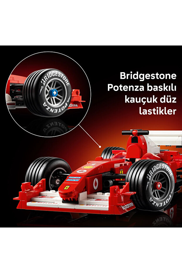 LEGO® Icons Ferrari F2004 ve Michael Schumacher 11375 - 18+ Yaş İçin Yapım Seti (735) - 10