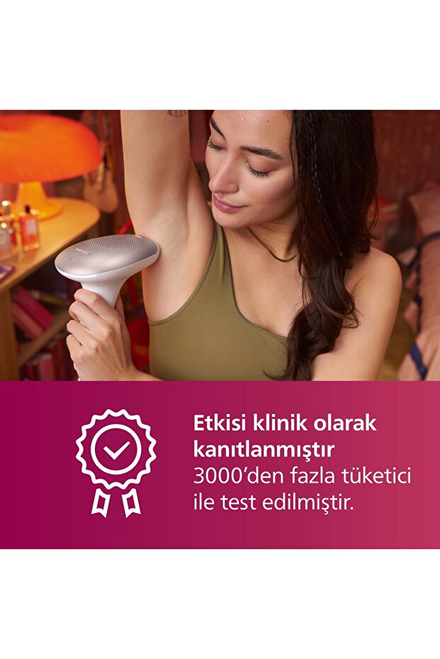Lumea 7000 Serisi BRI921/00 IPL Tüy Alma, Tüy Kısaltıcı,Vücut ve Yüz için 2 Başlık, Çanta - 8