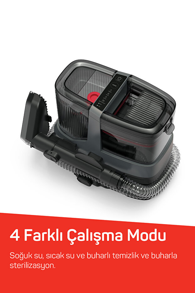 ARZUM HYDROSTEAM BUHARLI TEMİZLEYİCİ VE LEKE ÇIKARICI - GRİ AR4351 - 4