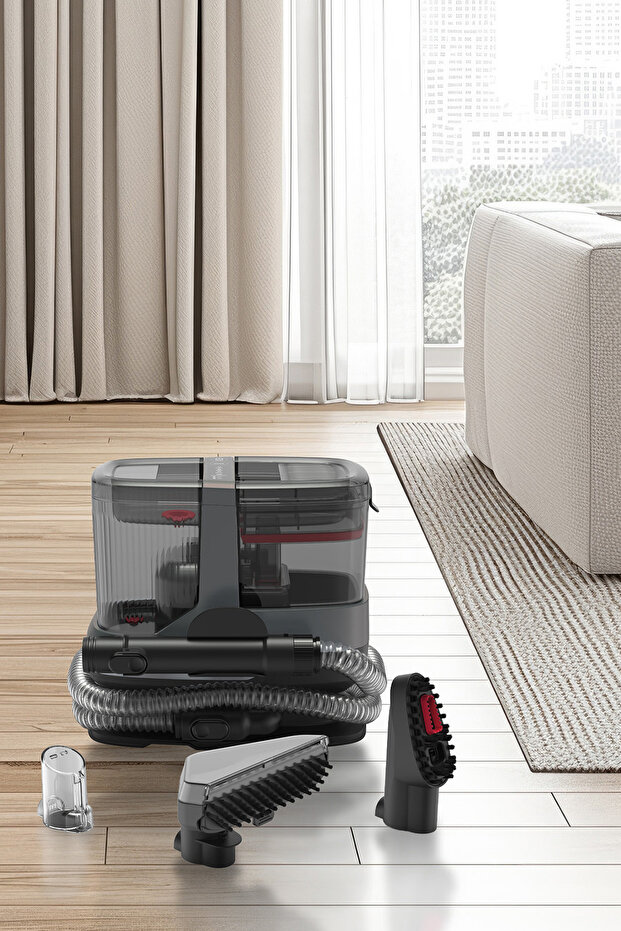 ARZUM HYDROSTEAM BUHARLI TEMİZLEYİCİ VE LEKE ÇIKARICI - GRİ AR4351 - 2