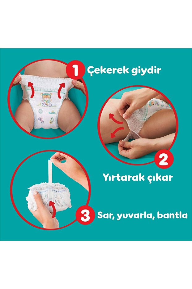 Külot Bez 7 Numara 52 Adet Bebek Bezi Fırsat Paketi - 6