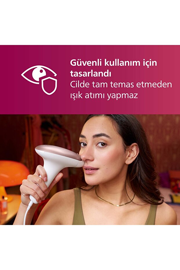 Lumea 7000 Serisi BRI921/00 IPL Tüy Alma, Tüy Kısaltıcı,Vücut ve Yüz için 2 Başlık, Çanta - 7