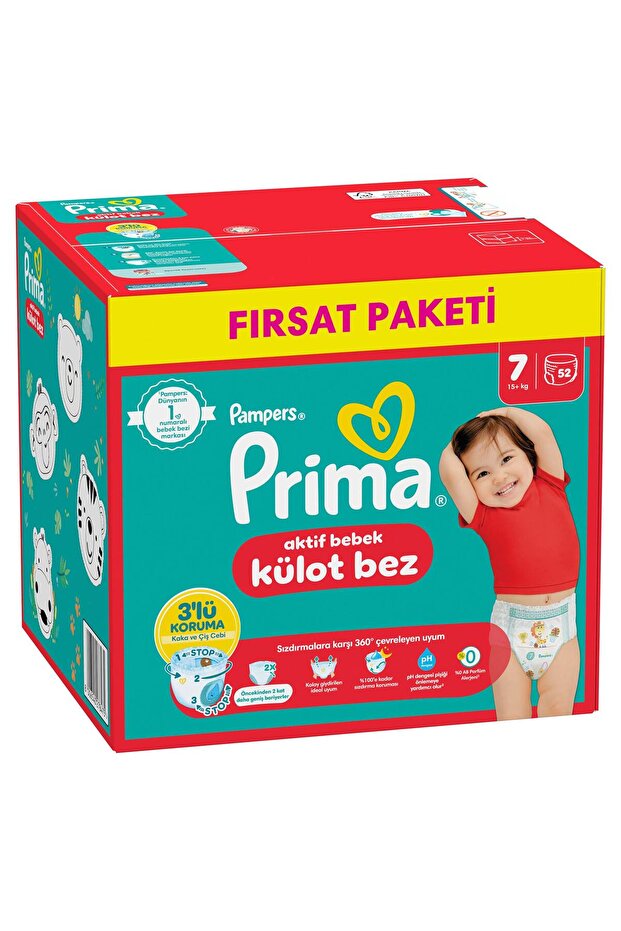 Külot Bez 7 Numara 52 Adet Bebek Bezi Fırsat Paketi - 2