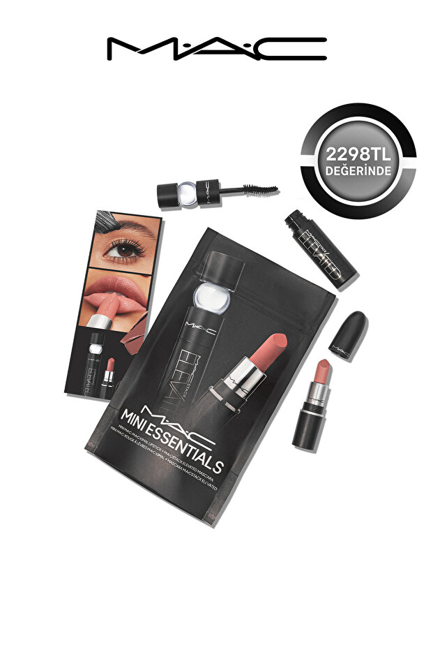 Mini Mac Essentials Set: Mini Macstack Elevated Blackstack & Mini Macximal Velvet Teddy - 1
