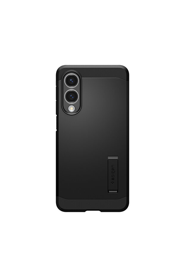 حافظة Galaxy S25 Edge Tough Armor AI MagFit مع مسند مدمج باللون الأسود - ACS09422