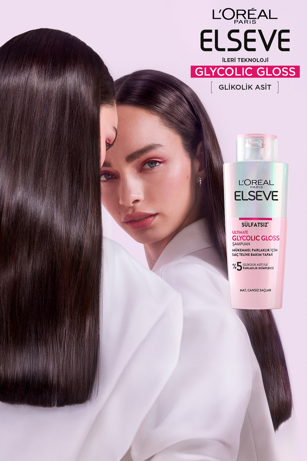 Glycolic Gloss Mükemmel Parlaklık için Bakım Yapan Şampuan 200ml - 3