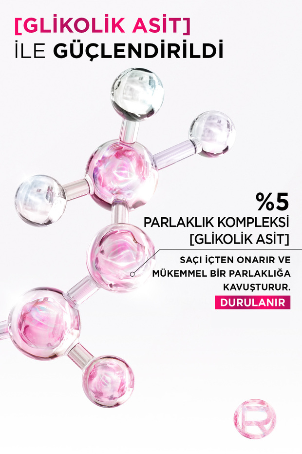 Glycolic Gloss Mükemmel Parlaklık için Bakım Yapan Şampuan 200ml - 4