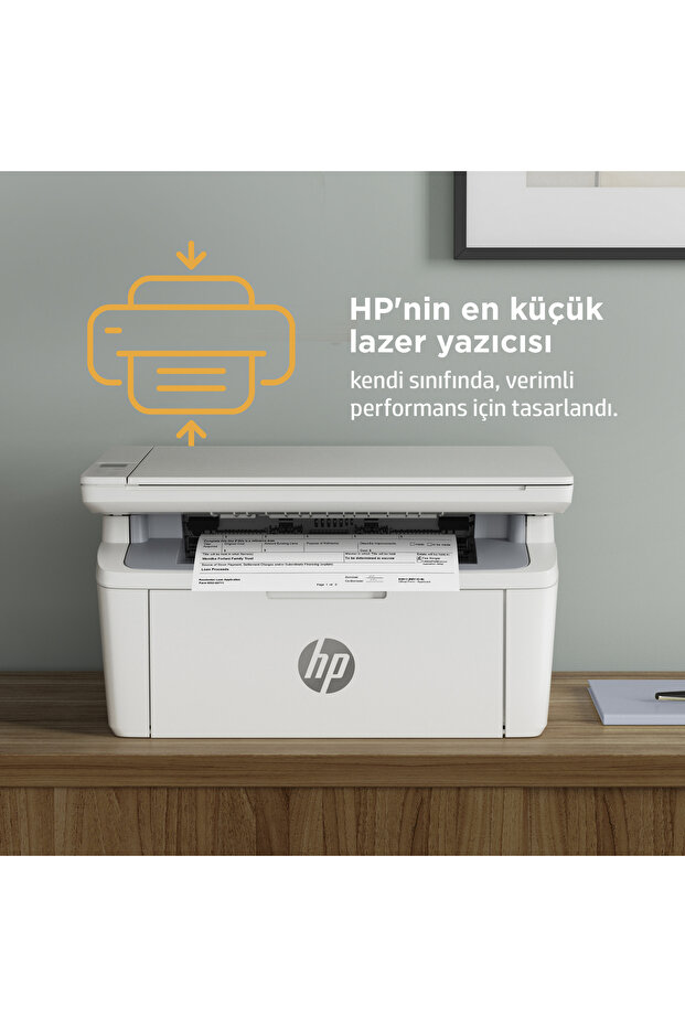 LaserJet M141w Tarayıcı Fotokopi Wifi Siyah beyaz Lazer Yazıcı 7MD74A - 7