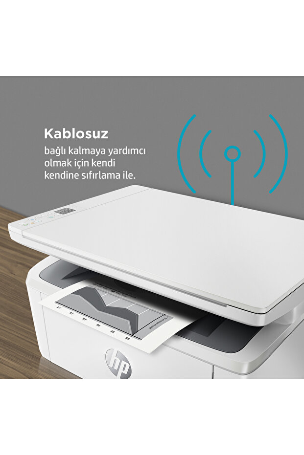 LaserJet M141w Tarayıcı Fotokopi Wifi Siyah beyaz Lazer Yazıcı 7MD74A - 9