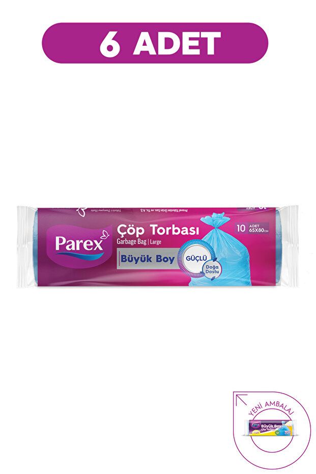 Large Size 6 Strong Garbage Bags
