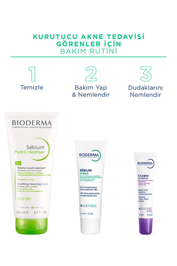 Sebium Hydra Kurutucu Akne Tedavisi Gören Ciltler Seramid İçeren Yoğun Nemlendirici Bakım Krem 40ml - 9