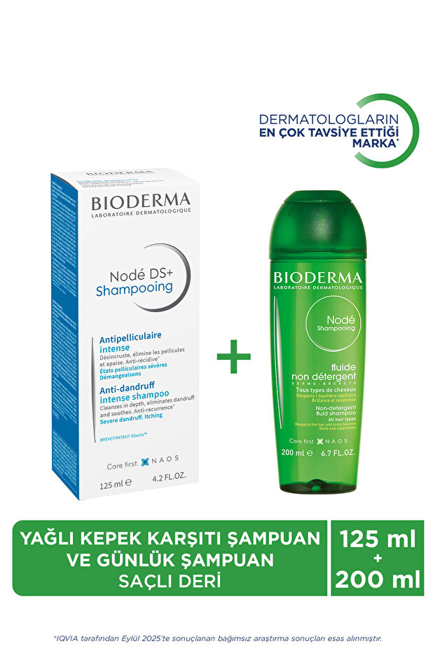 Node Ds+ Cream Shampoo 125 ml + Node Fluid Shampoo 200 ml - 1