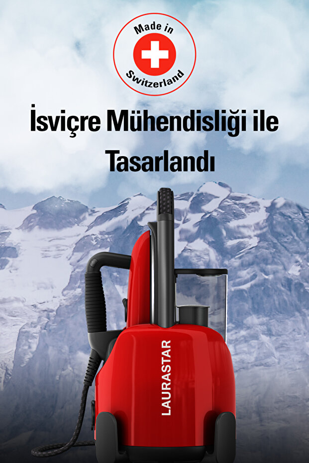 Lift Buhar Kazanlı Ütü - Kırmızı (%100 Kuru Buhar Teknolojisi, %50 Zaman Tasarrufu) - 14