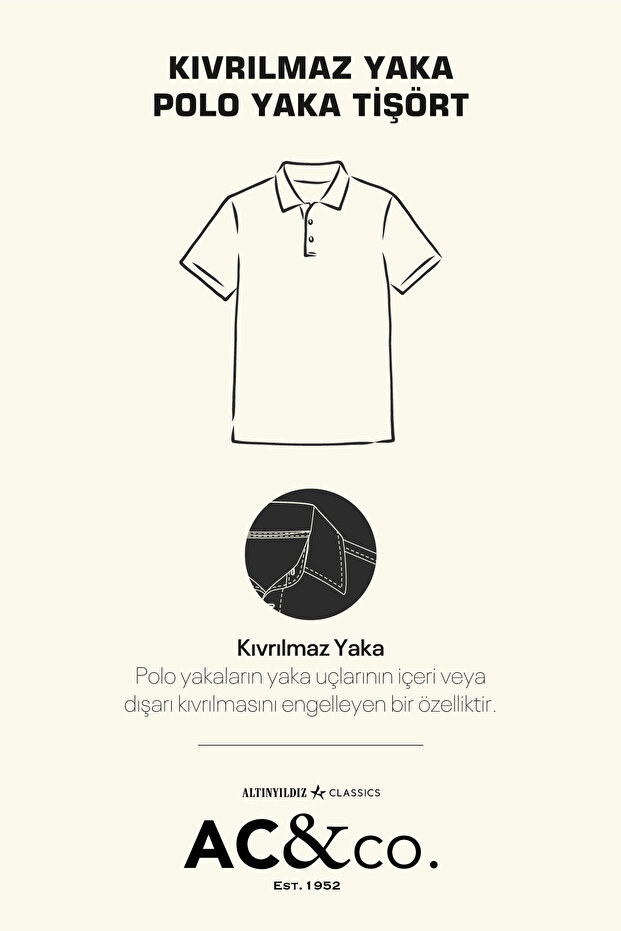 Erkek Narçiçeği %100 Pamuk Kıvrılmaz Pike Polo Yaka Slim Fit Dar Kesim Tişört - 7