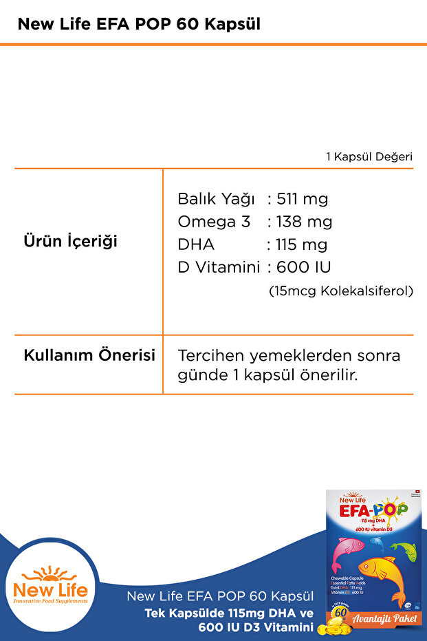 Efa Pop 60 Kapsül - 4
