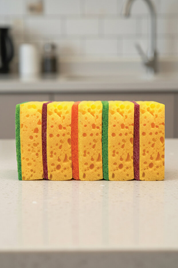 Bubble Sponge Flat 5 Pack 24 Pack 1 Box - 3