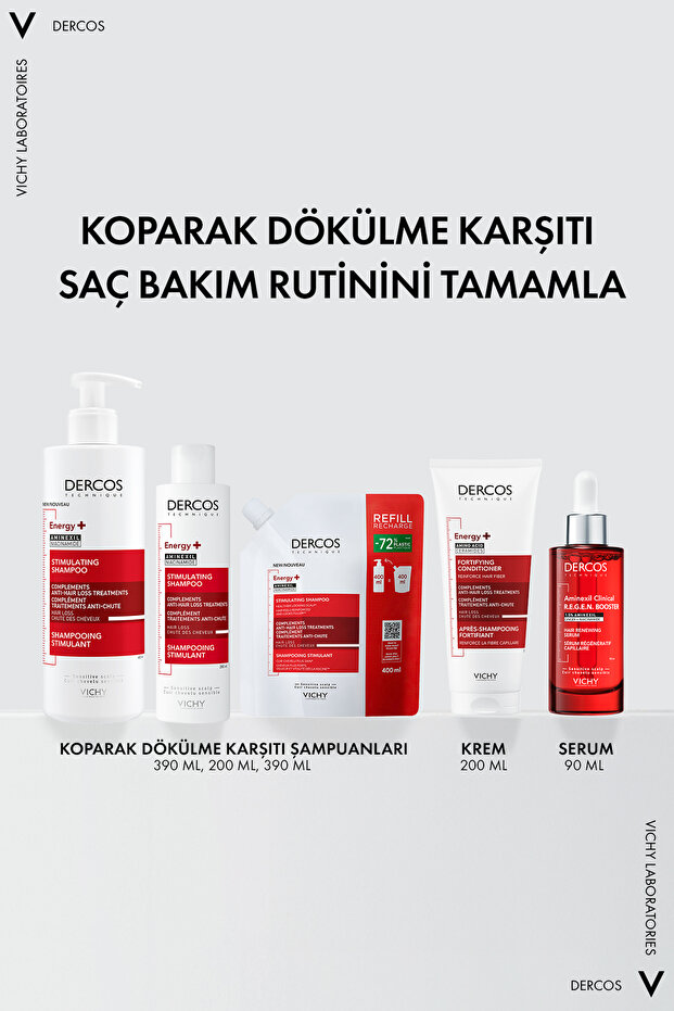 Dercos Energisant Saç Dökülmesine Karşı Şampuan 400 ml - 9