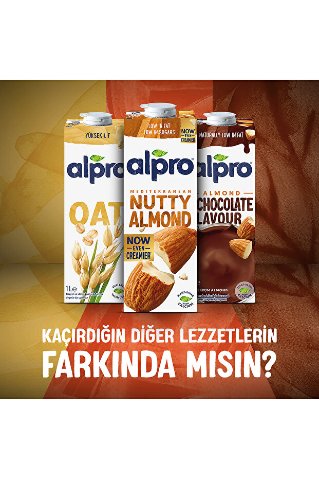 Vanilya Badem Sütü 1 L Vegan Laktozsuz Bitkisel Bazlı - 8