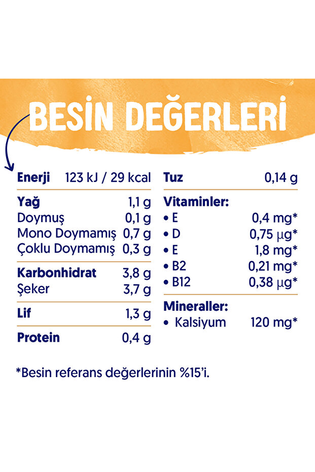 Vanilya Badem Sütü 1 L Vegan Laktozsuz Bitkisel Bazlı - 6
