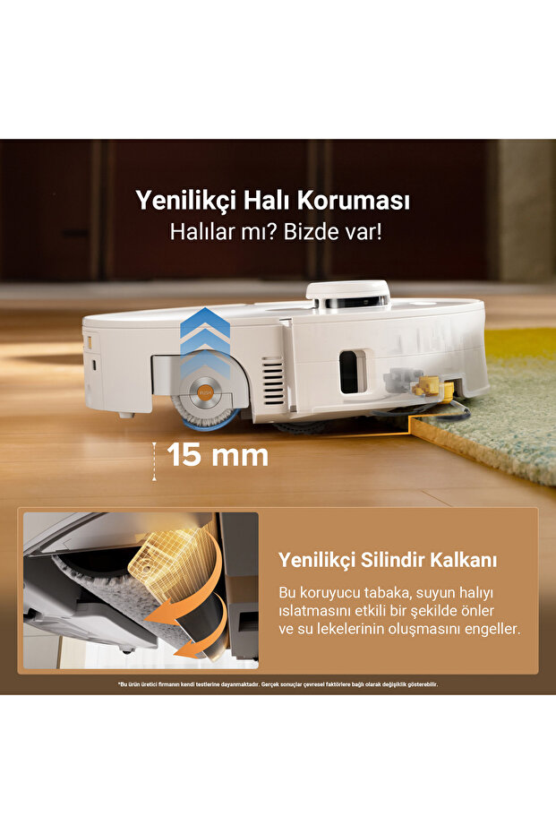 Qrevo Curv 2 Flow Akıllı Robot Süpürge 20.000 Pa - Beyaz - 7