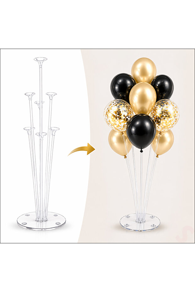 Balloon Stand, 7 Rods - 70 cm (Excluding Balloon)