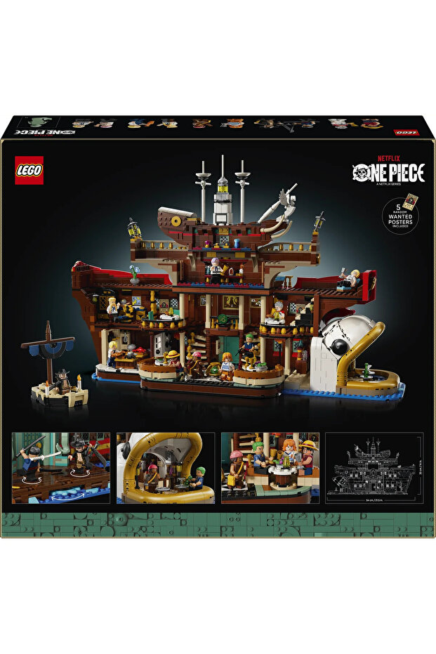 ® ONE PIECE Baratie Yüzen Restoran 75640 – Yetişkinler için Koleksiyonluk Yapım Seti (3402 Parça) - 5