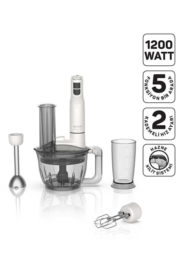 Ar1187 Soprano Max Neo Multi Blender Set 5 Functions 1200W, White