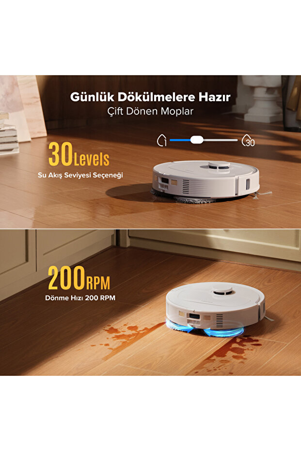 Qrevo L Pro Akıllı Robot Süpürge 18.500 Pa - Beyaz - 6