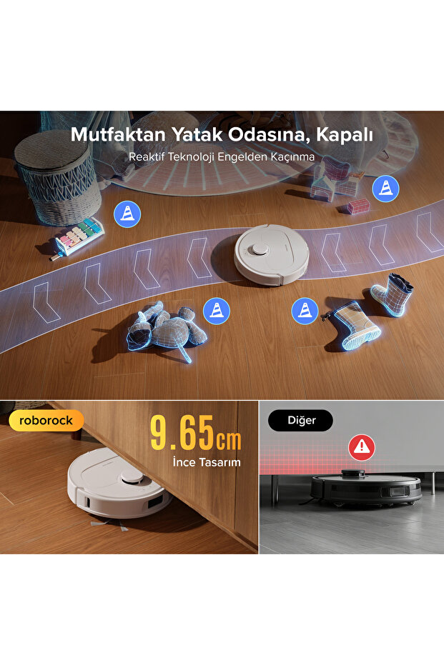 Qrevo L Pro Akıllı Robot Süpürge 18.500 Pa - Beyaz - 7