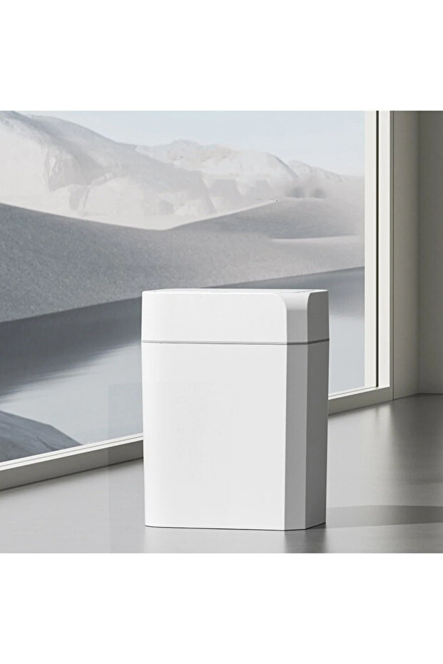 SENSÖRLÜ 12 LİTRE MUTFAK BANYO OFİS ÇÖP KOVASI - 1