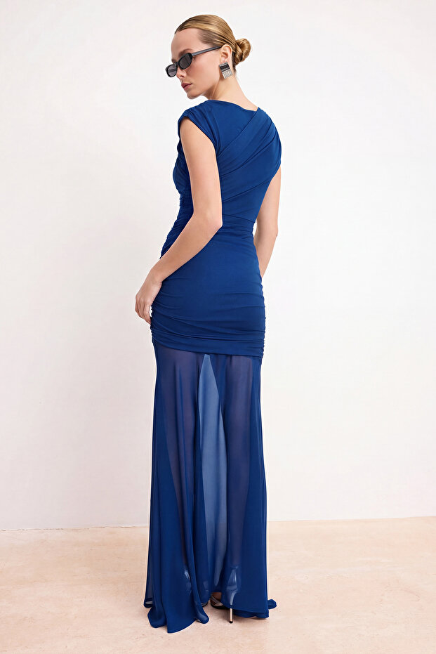Saks Örme Sandy Maxi Abiye & Mezuniyet Elbisesi TPRSS26AE00085 - 4