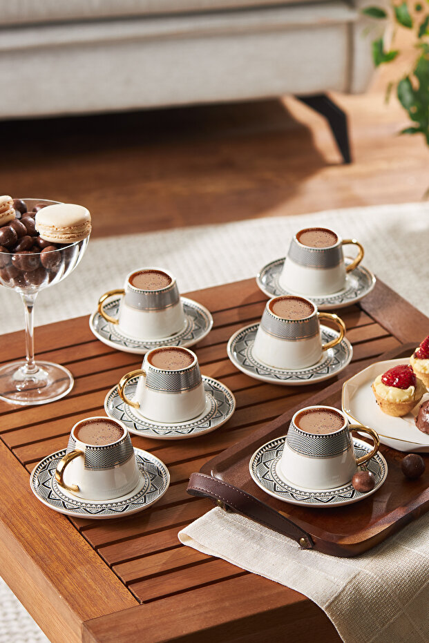 Globe 6-Person Coffee Cup Set 80 ml