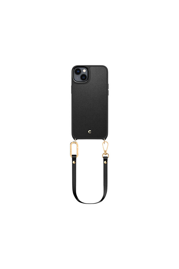 حافظة ذكية لهاتف iPhone 14/13 باللون الأسود الكلاسيكي مزودة بتقنية MagSafe