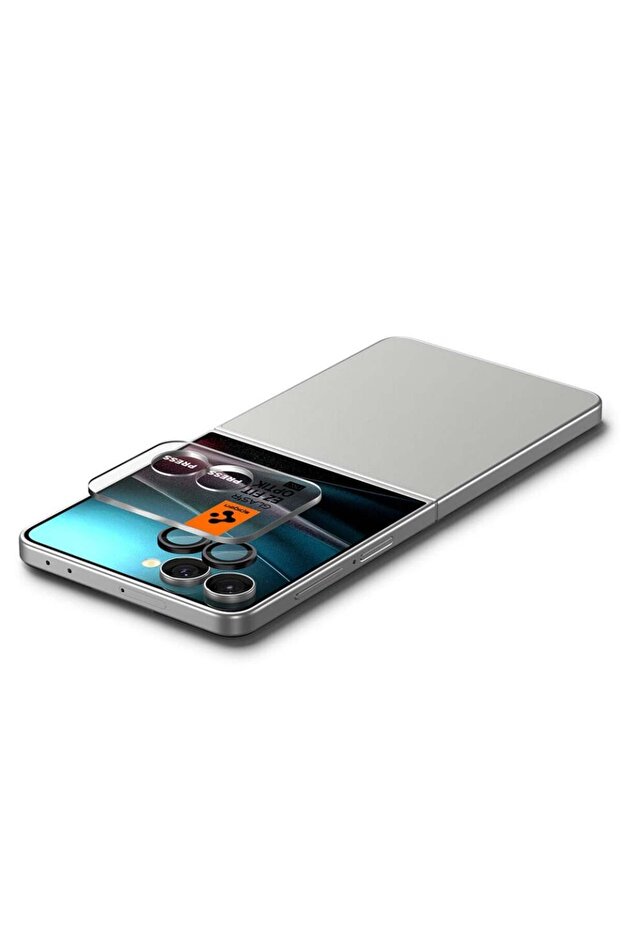 Galaxy Z Flip 7 Kamera Lens Camı Koruyucu Kolay K. GLAS.tR EZ Fit Optik Pro 2 Adet Black - AGL09587 - 7