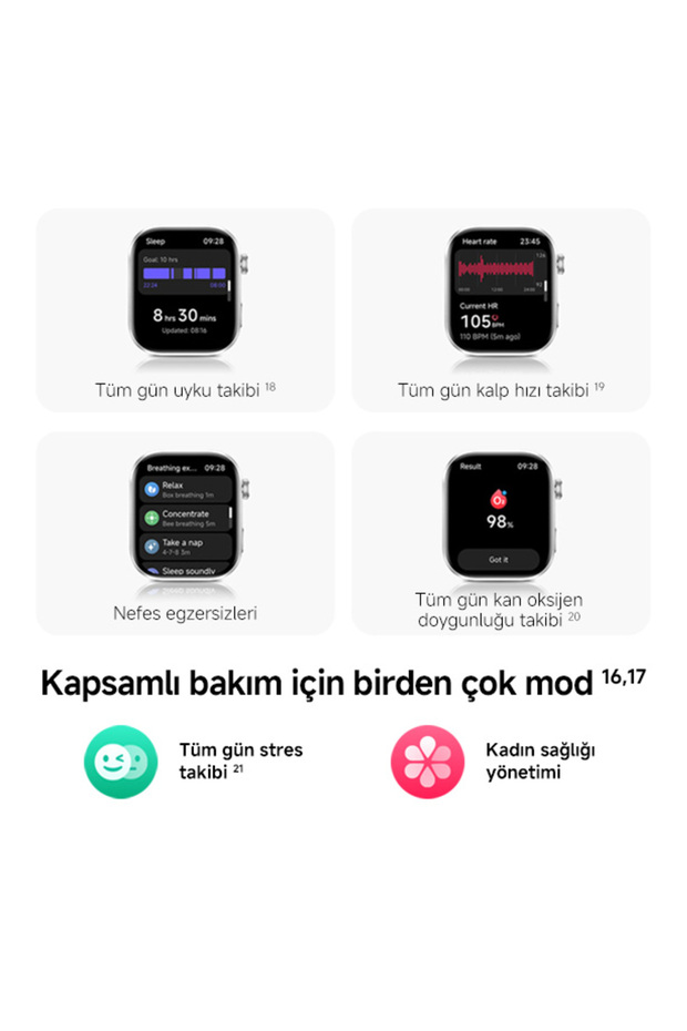 Redmi Watch 6 Mavi Akıllı Saat Sesli Görüşme Özellikli (Xiaomi Türkiye Garantili) - 11