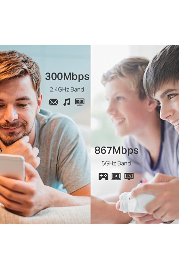 RE305 867 Mbps Wifi Range Extender-Menzil Genişletici AC1200 - 7