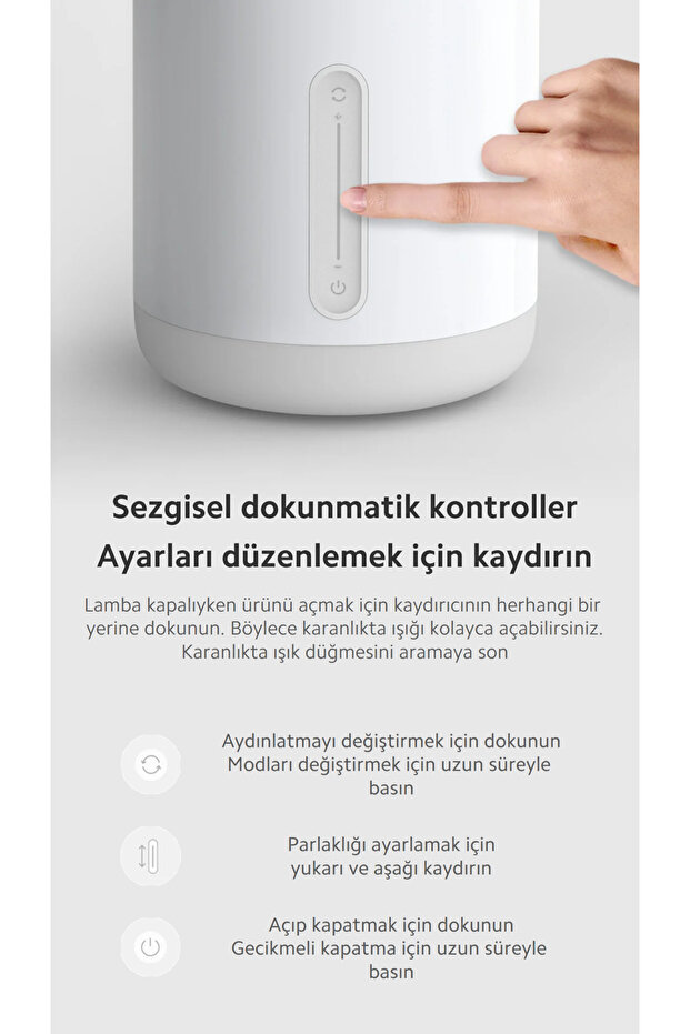 Mi Bedside Lamp 2 Akıllı Başucu Lambası - 10