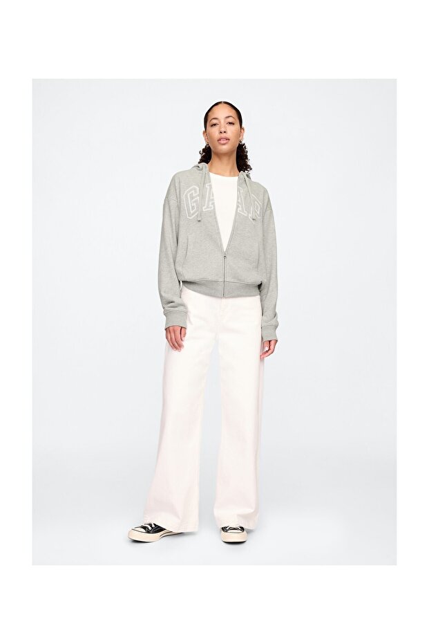 Dámská mikina XL světle šedá, 6 barev, 100% bavlna Better Cotton (BCI) - 4