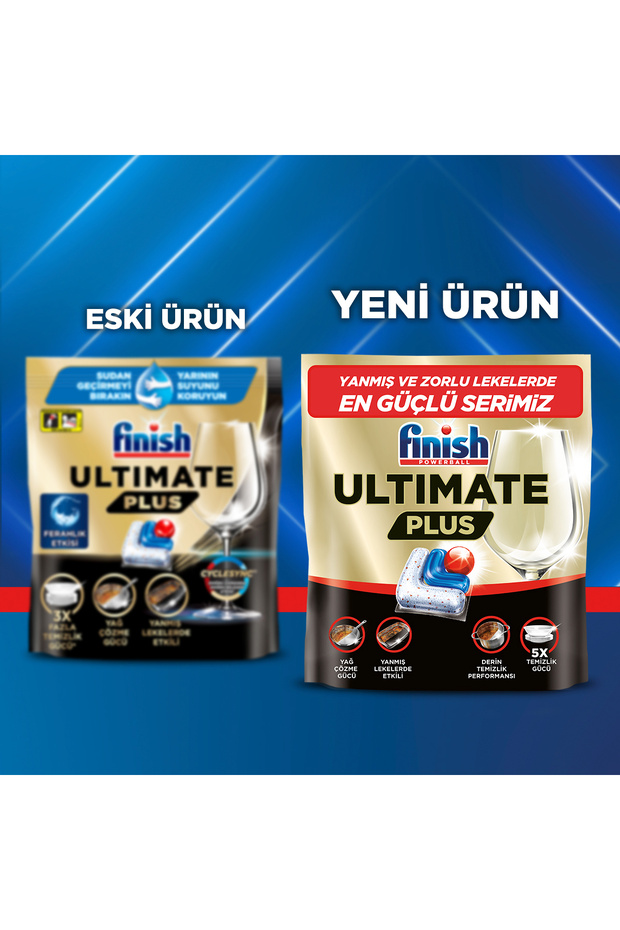 Ultimate Plus Hepsi Bir Arada 60 Kapsül Bulaşık Makinesi Deterjanı Tableti - 7