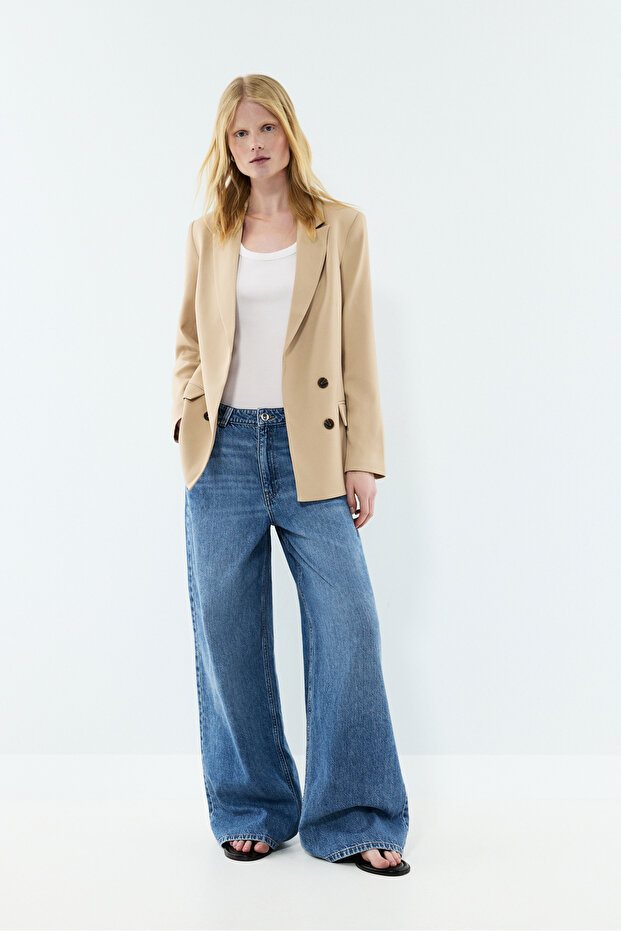 Women Basic blazer - 2