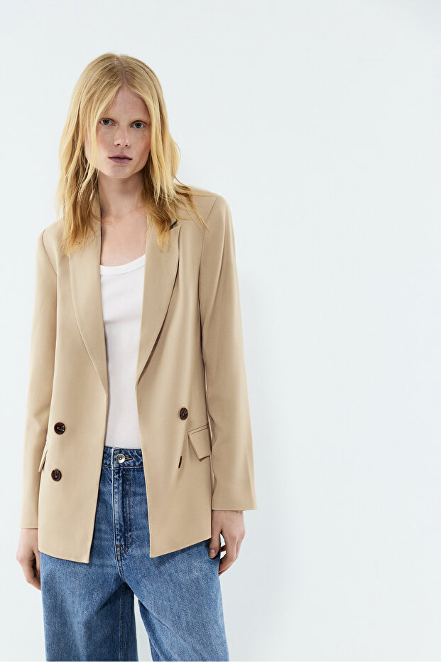 Women Basic blazer - 1