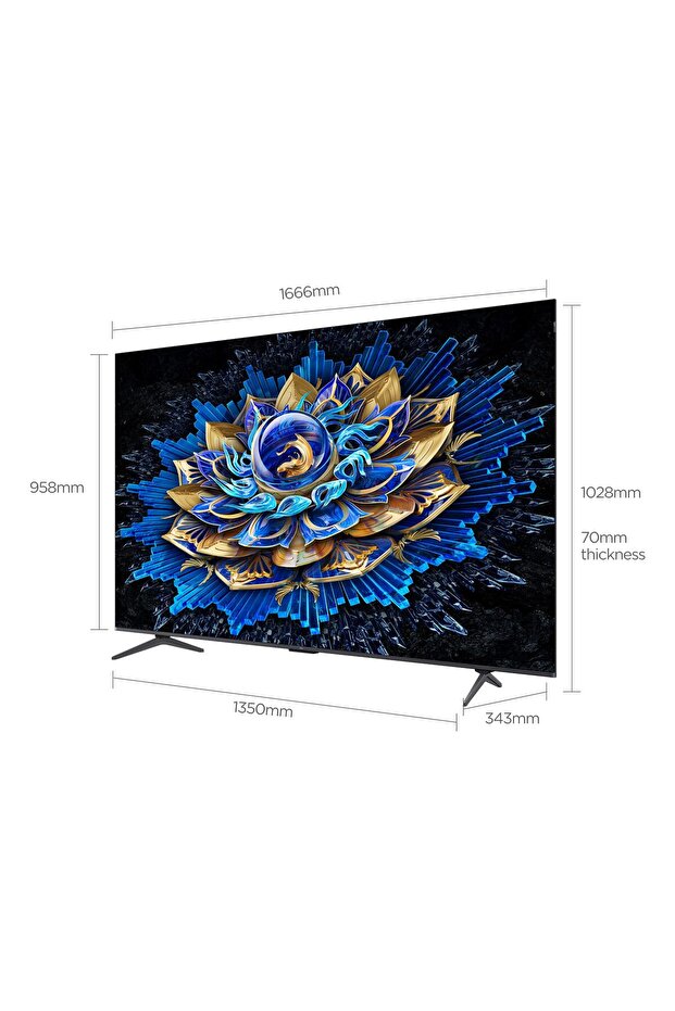 75T8D 75 İnç 4K UHD Uydu Alıcılı Google Smart QD-MiniLED Dimming TV - 5