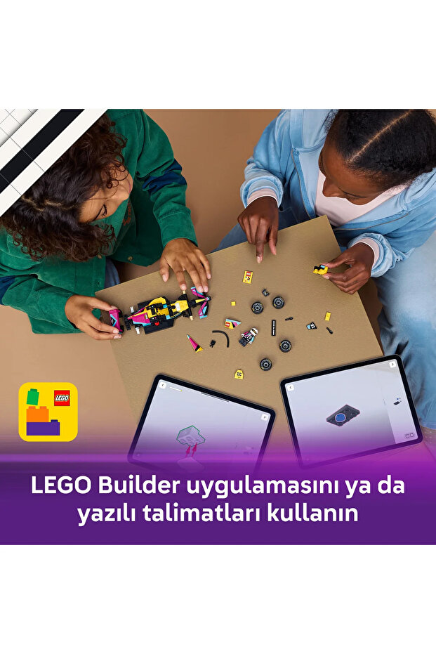 ® Speed Champions F1 ACADEMY™ LEGO® Yarış Arabası 77258 - 10+ için Oyuncak Yapım Seti (201P) - 10