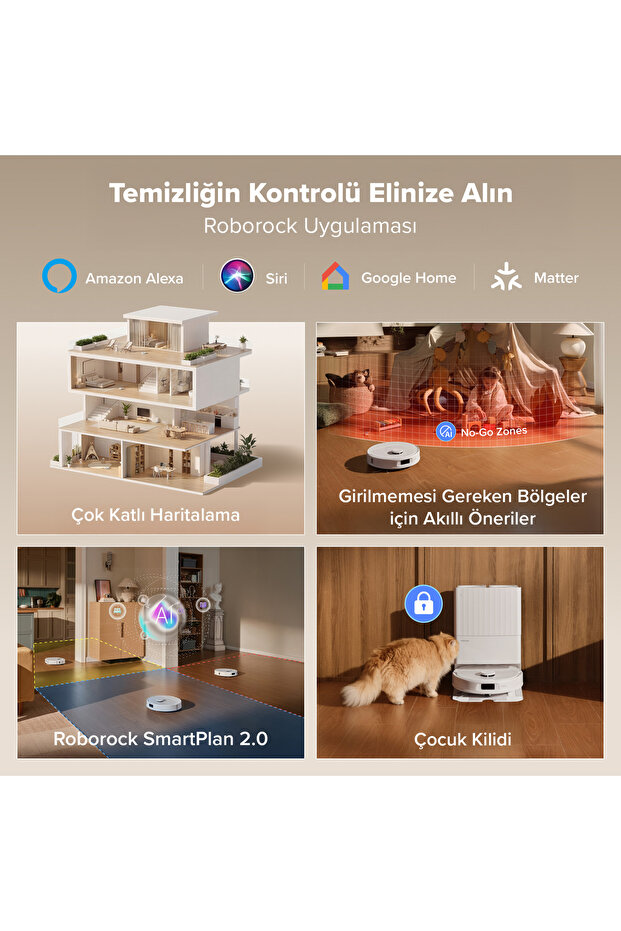 Qrevo L Pro Akıllı Robot Süpürge 18.500 Pa - Beyaz - 9