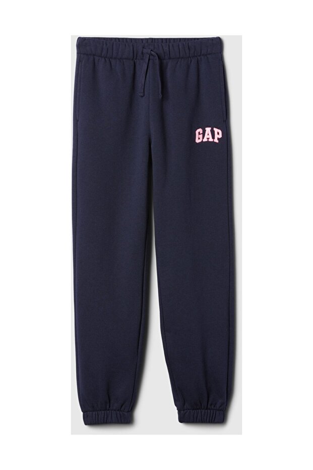 Logo Heritage Girls' Navy Blue Sweatpants