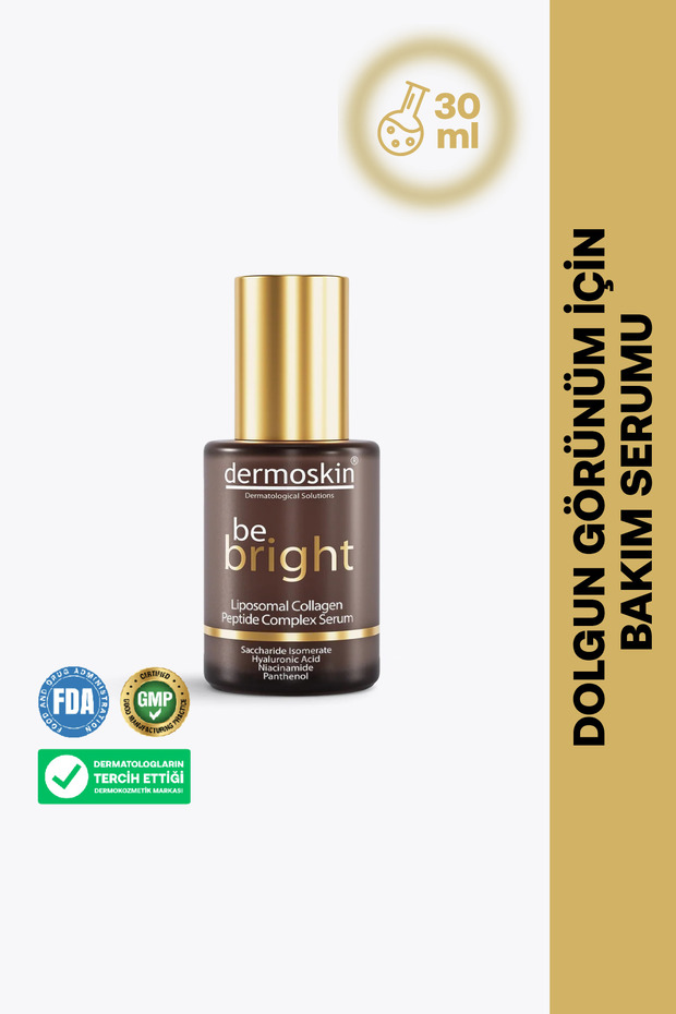 Be Bright Liposomal Collagen Peptide Complex Serum | Anti-Aging and Anti-Wrinkle | 30ml