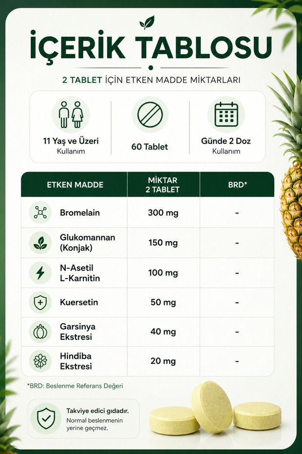 Bromelain 60 Tablet - 4